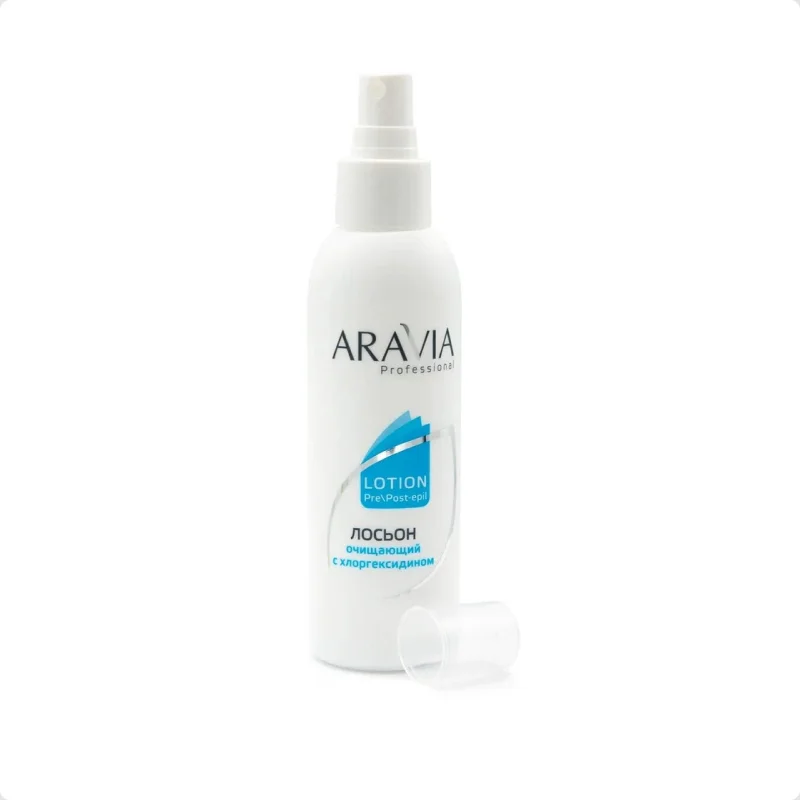 ARAVIA Professional Лосьон очищающий с хлоргексидином 150 мл./15 |