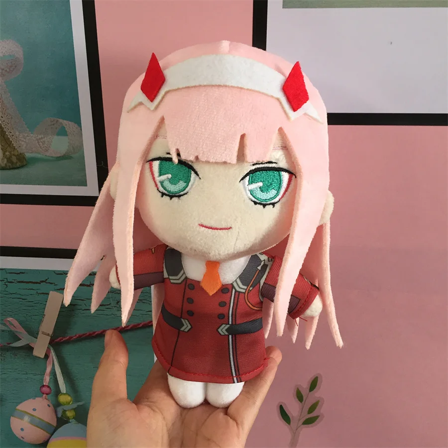 

DARLING In The FRANXX Plush Toy Zero Two 02 Japanese Anime Plushie Figure Stuffed Doll Soft Pillow Fans Collection for Kids Gift