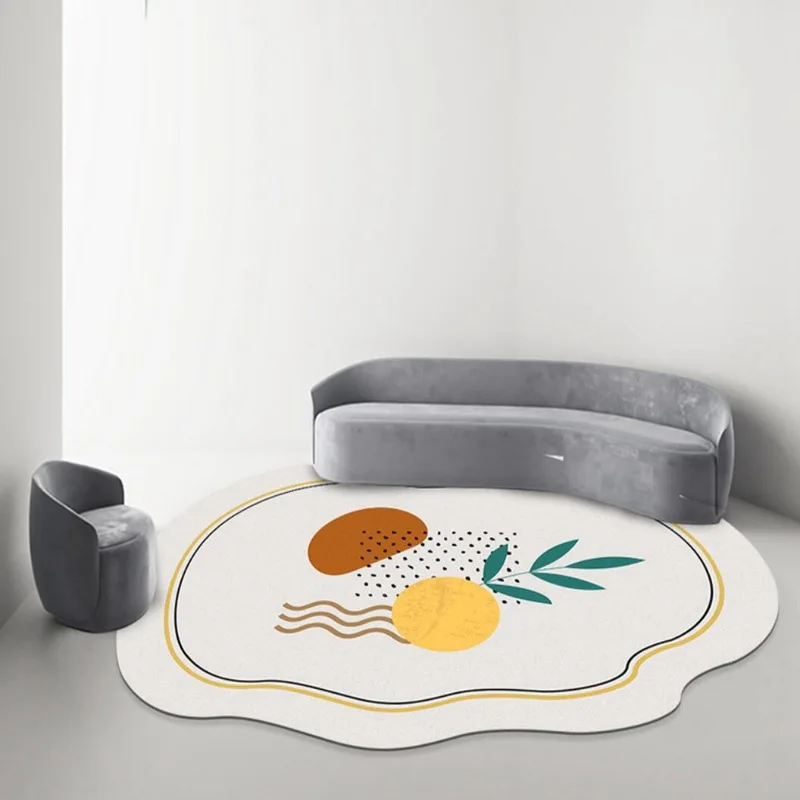 Скандинавский неравномерный ворсовый коврик для гостиной большой домашний