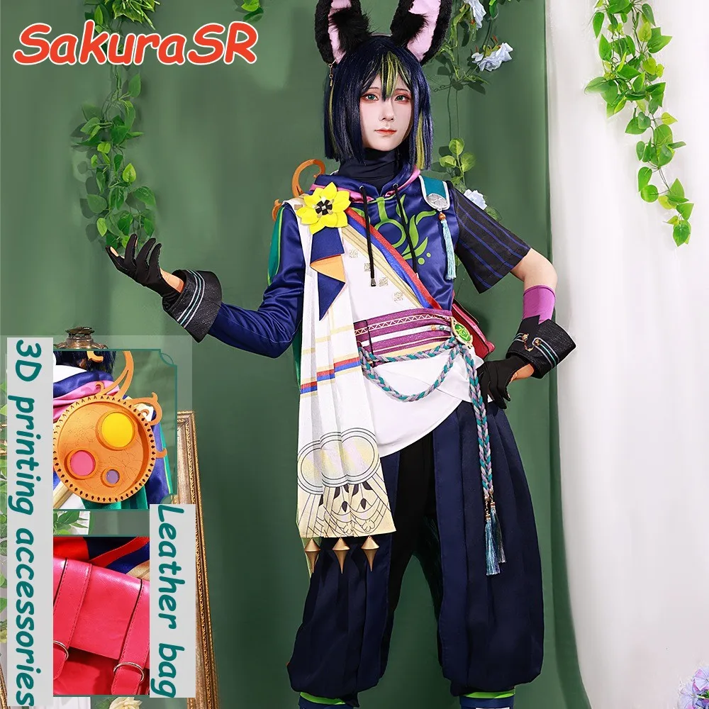 Косплей-костюм Game Genshin Impact toughnari для ролевых игр комикс с платьем искусственные