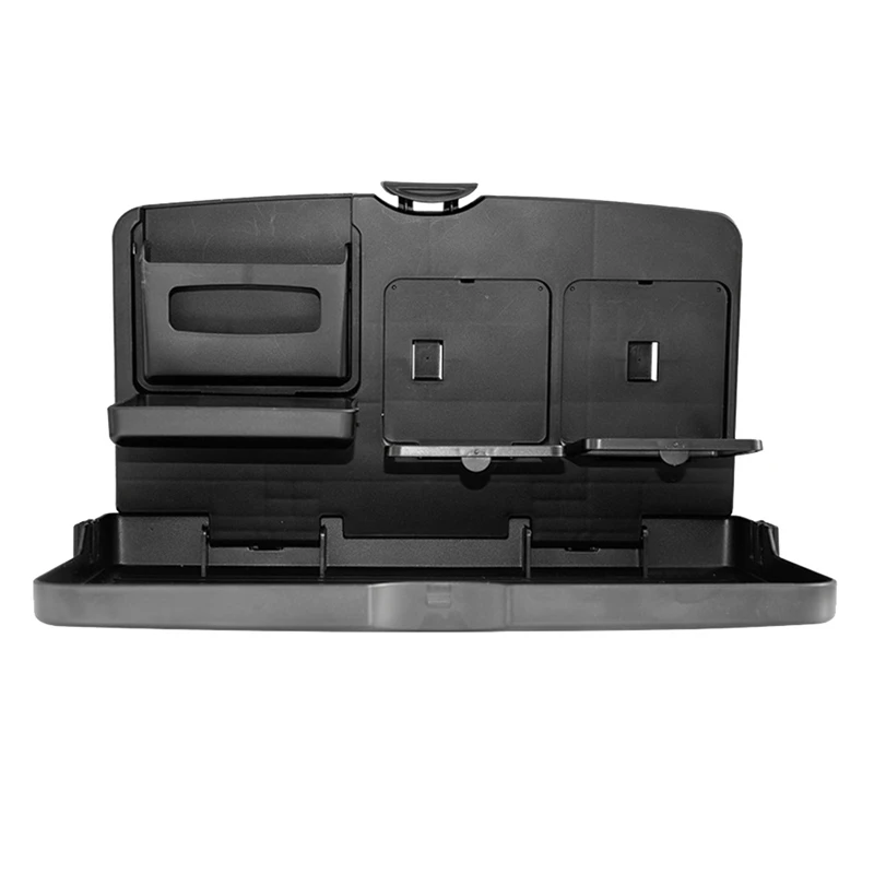 

Автомобильная многофункциональная черная обеденная тарелка, складной обеденный стол, автомобильный поднос, универсальные автомобильные принадлежности