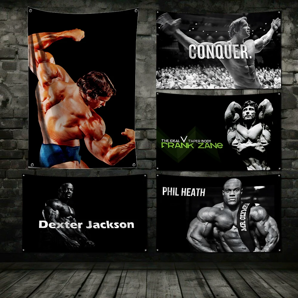 3x5 футов бодибилдинг тренажерный зал Арнольд Шварценеггер флаг полиэфир