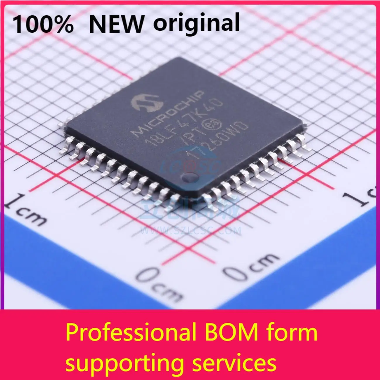 

PIC18LF47K40-E/PT PIC18LF47K40-E/PTNew Оригинальный оригинальный чип IC 100% оригинал