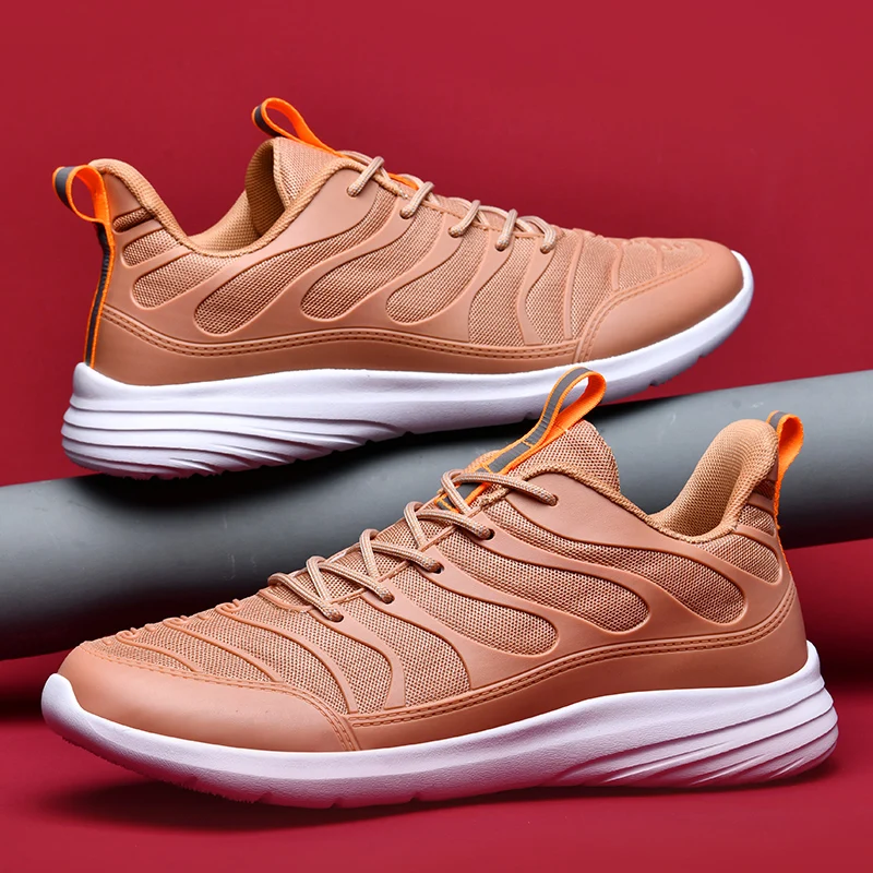 New Fashion Running Shoes Breathable  Sneakers Men Comfortable Casual Big Size Tennis Shoe Outdoo Flats Jogging Sport Shoes