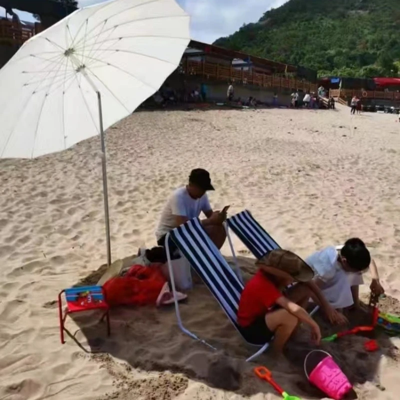 Уличное пляжное кресло портативный шезлонг с сумкой для хранения складной