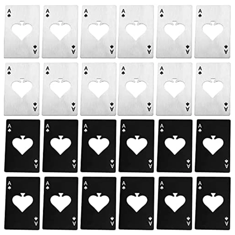 

50 Pieces Poker Card Bottle Openers Groomsmen Ace Of Spades Bottle Opener Beer Bottle Opener For Your Wallet And Pocket