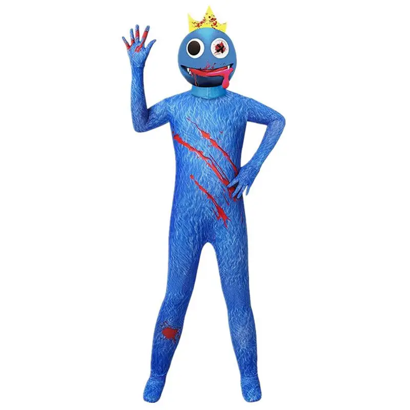 Game Rainbow Friends Costume Kids Blue Red Green Monster Wiki Cosplay Horror Halloween Canival Birthday Party Clothes Set |