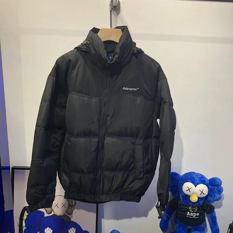 New Heavy 1225g Winter Trend Ader Error Color Matching Warm Down Jacket Fashion Ader Erro High Quality Men Women 1:1 Jacket