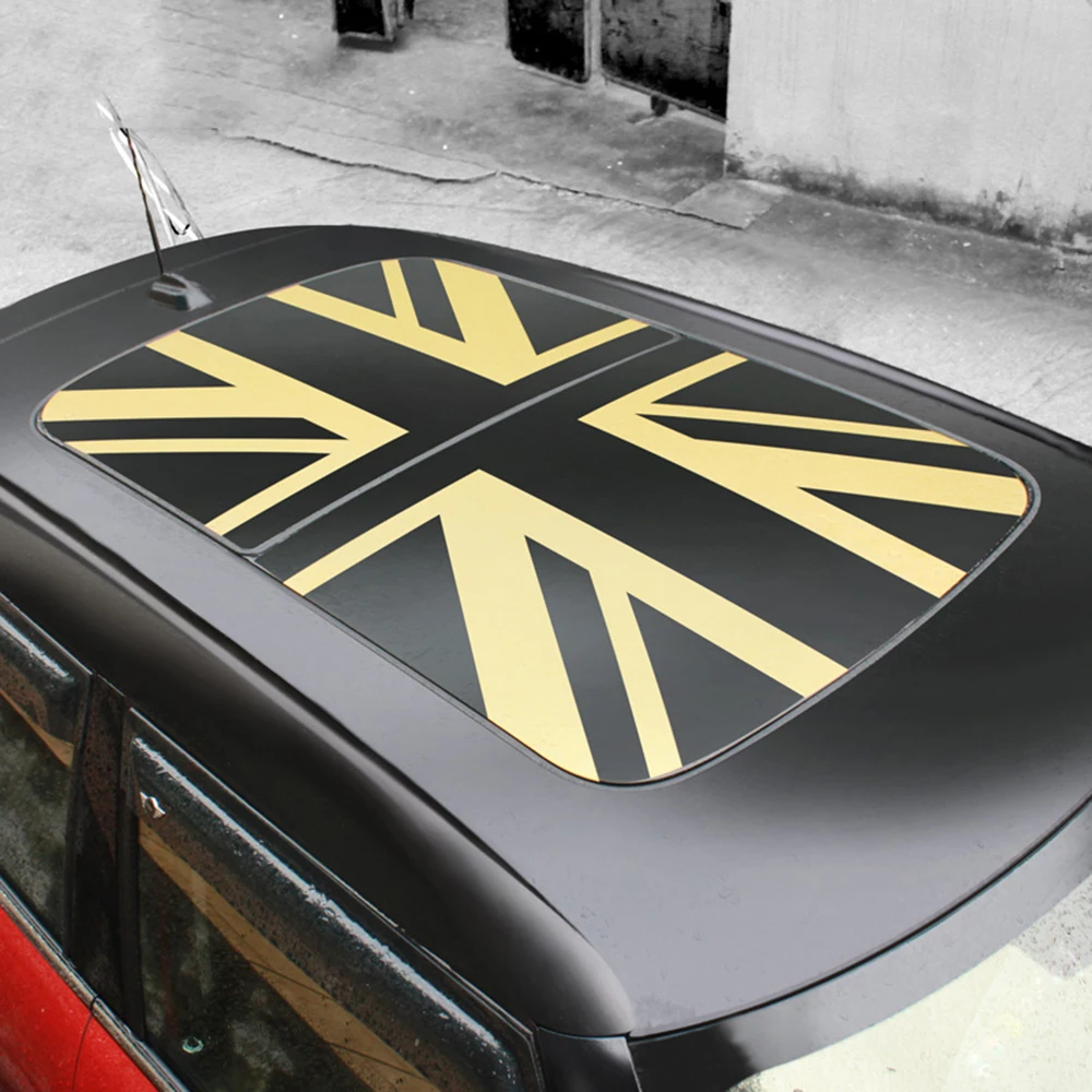 

For MINI Cooper JCW One F54 F55 F56 F60 R53 R55 Car Accessories Sunroof Union Jack Roof Window Film Vinyl Sunshade Sticker Decal