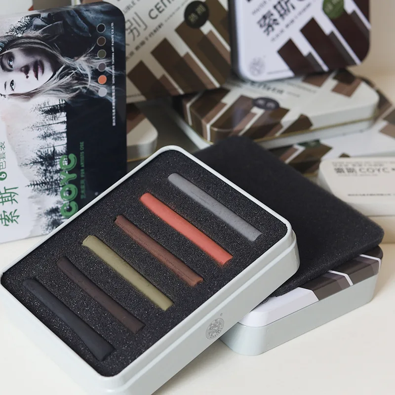 Sos Pink White High Gloss Carbon Black Ochre Red Grey Green Brown Student Use For Sketching