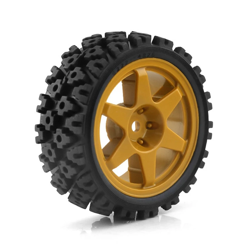 1/10 Flat Sports Tire Dirt Rally RC Car Tires Suitable For FW06 TT01/TT02/XV-01