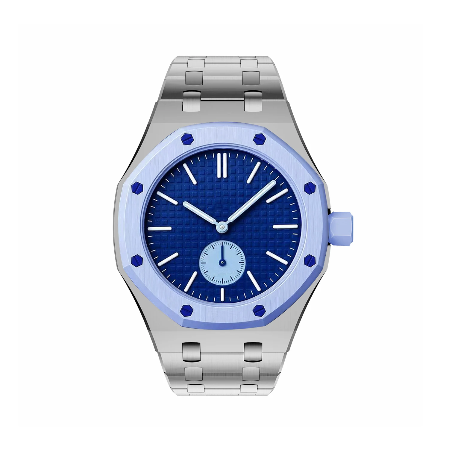 Фото Ремешки для часов Swatch X AP Royal POP, металлический браслет из нержавеющей стали, мужской роскошный браслет для Swatch AP Royal Pop №4