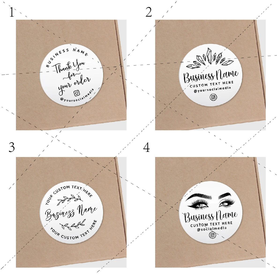 Рисунок 3 - персонализированные наклейки на заказ