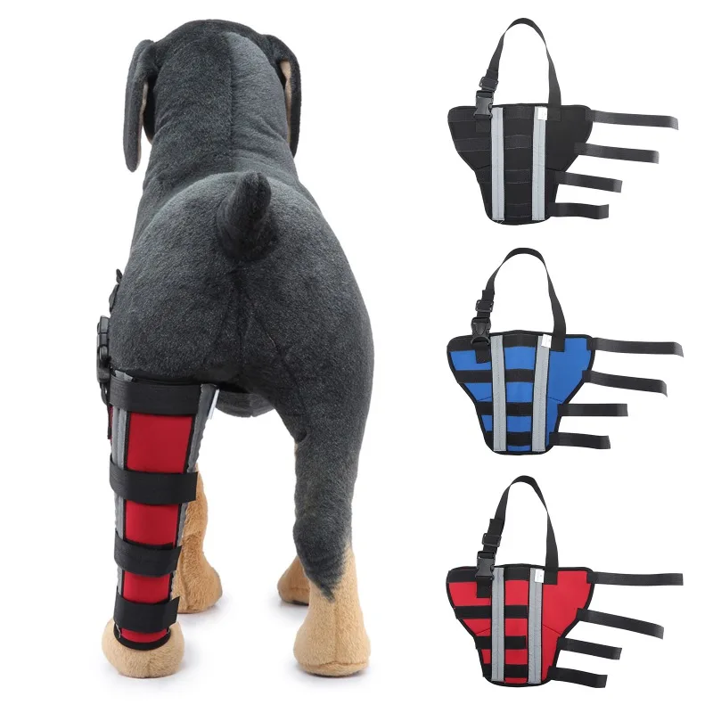 

Наколенник для собак, поддержка ног питомца, лечение прогулок, аксессуары для питомцев, защитный рукав для ног