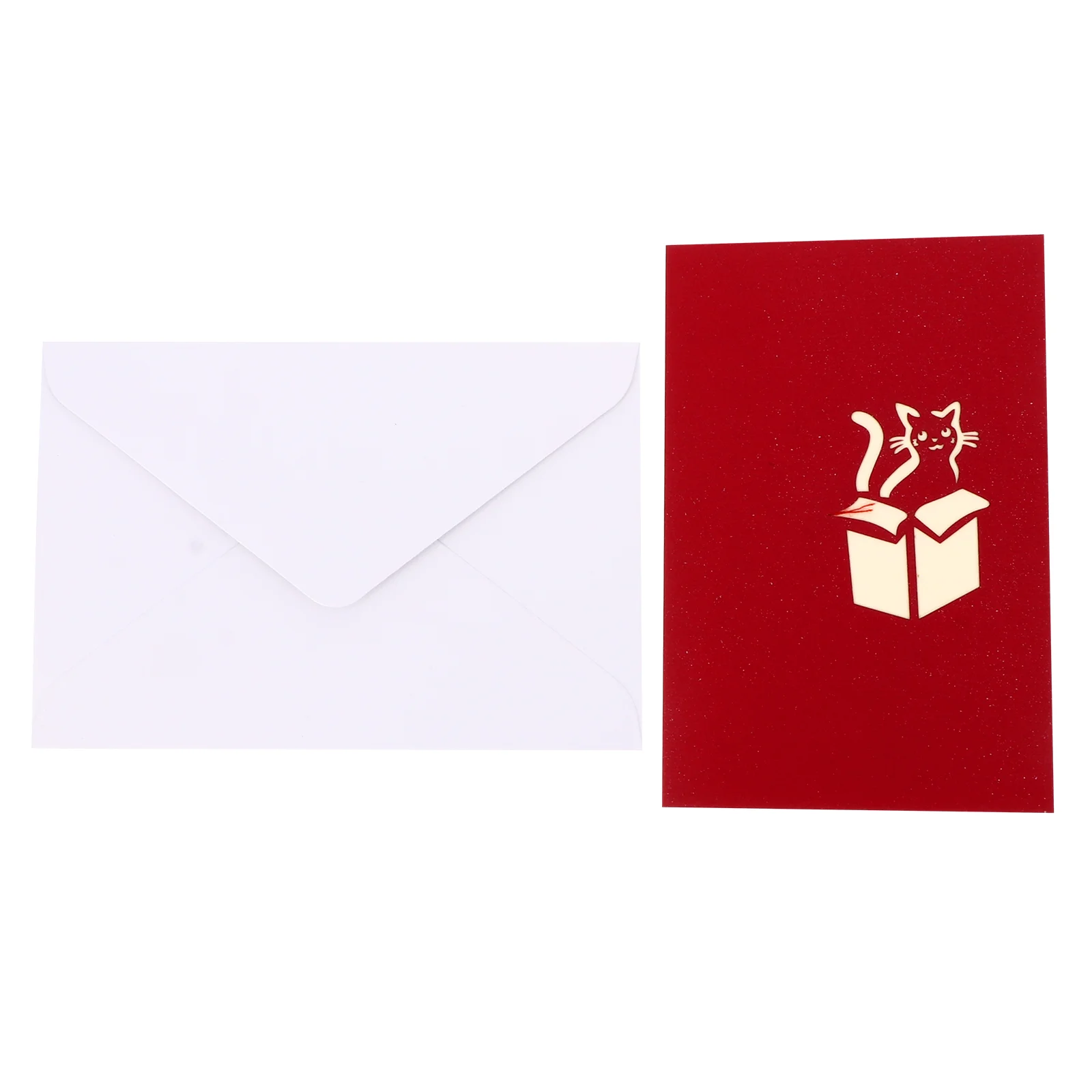 

Birthday 3D 3d Cards For Birthday 1pc, 3D Cat Box- Cards Popup 3d Cards For Birthday Party, Shower Cards 3D 3d Cards For