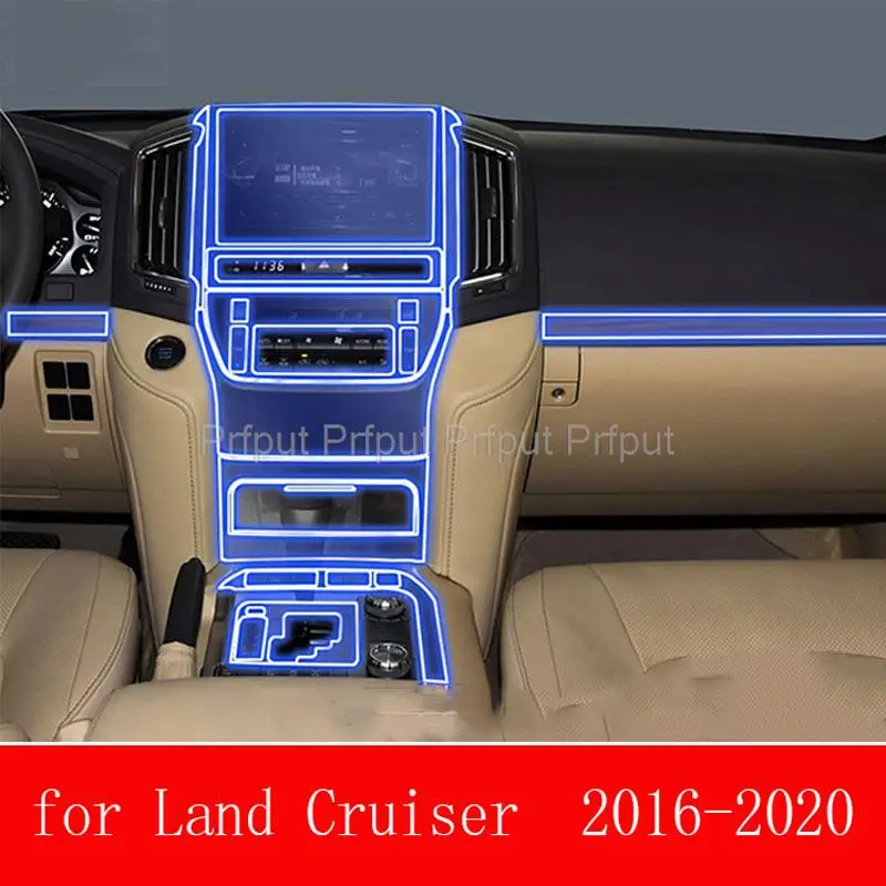 Для Toyota Land Cruiser 2016 2017 2018 2019 2020 Автомобильный GPS-навигатор Экран ТПУ Защитная пленка