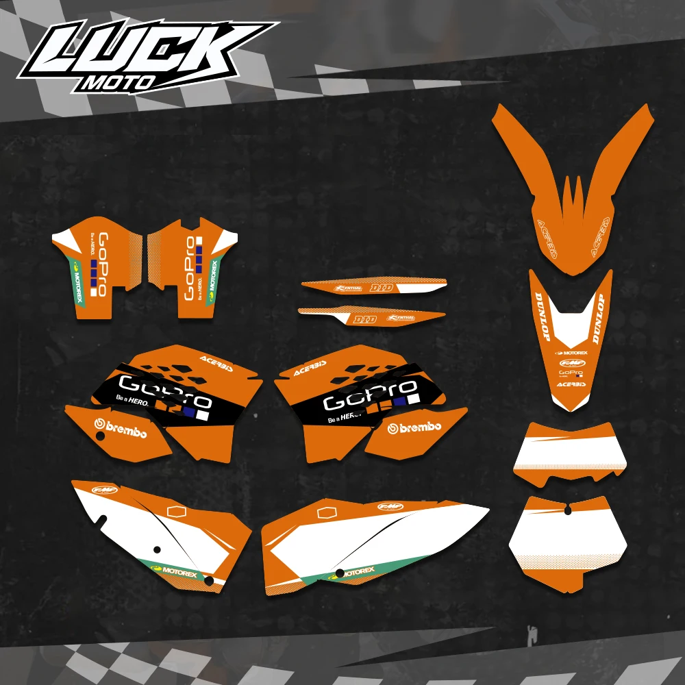 Рисунок 4 - Мотоциклетные наклейки LUCKMOTO с полной графикой