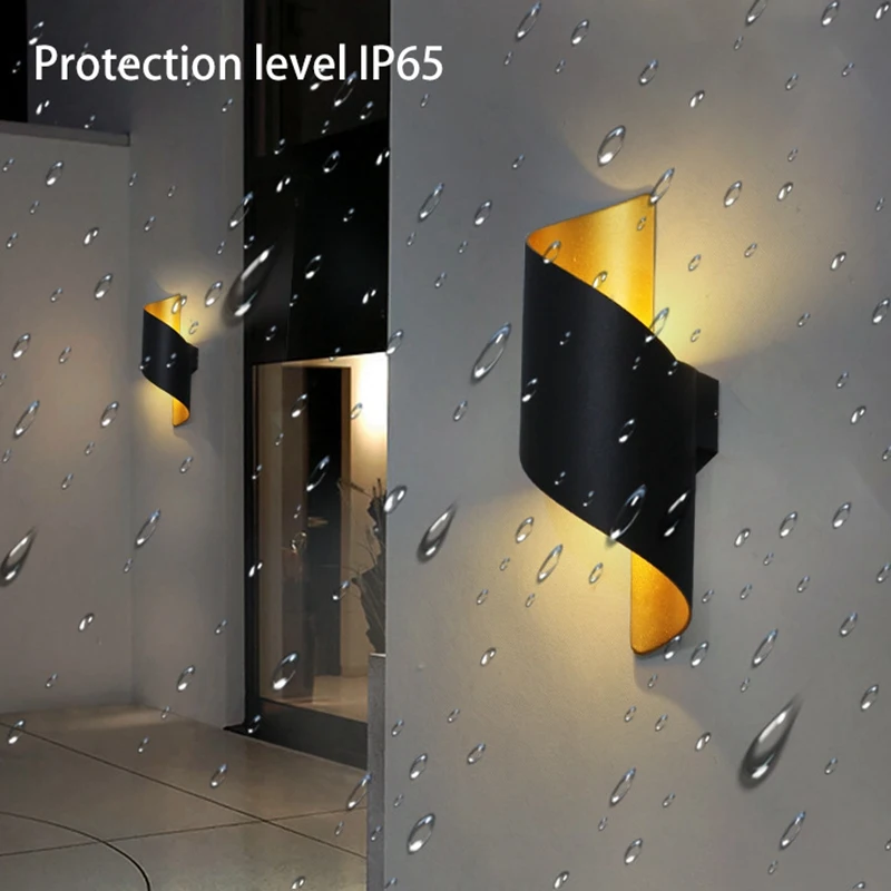 Светодиодная металлическая спиральная настенная Ночная лампа декоративный