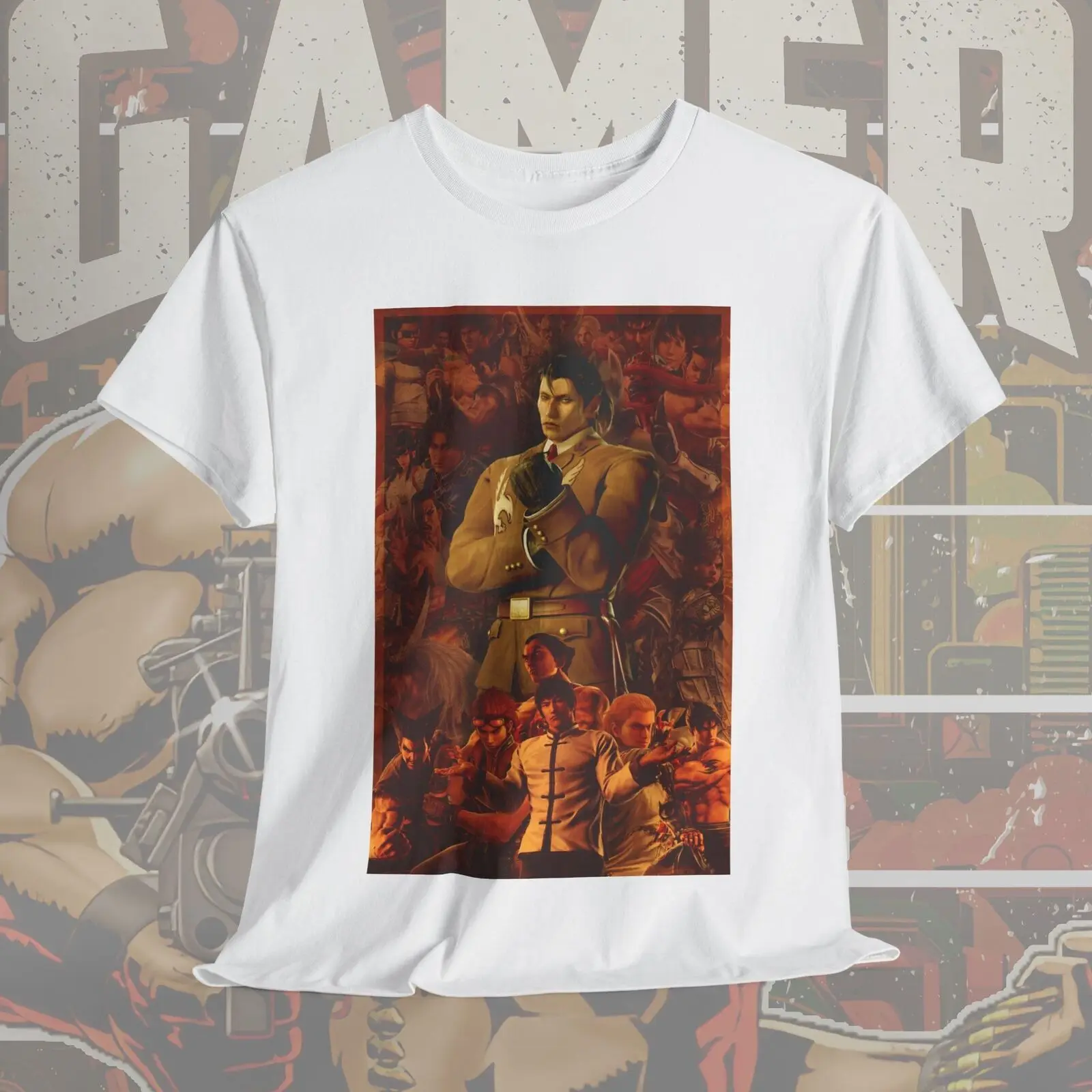 Коллекция рубашек Fighters of Tekken Game Universe футболка унисекс Gaming