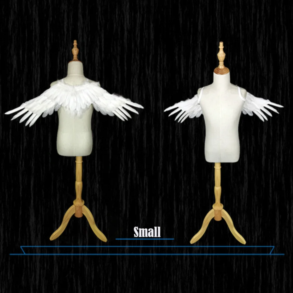 Высококачественные легкие крылья ангела реалистичные складные черные дьявола