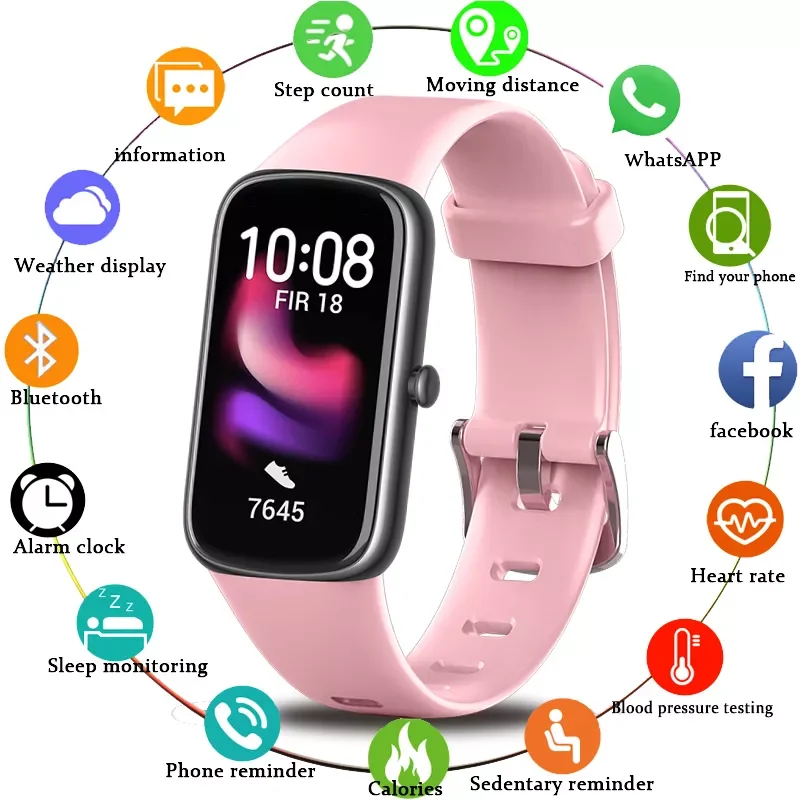 

2022 New Women Smart Watch Men 172*320 HD Pixe Custom Dial display page Incoming Call Reminder Sport Pedometer Smartwatch ladies