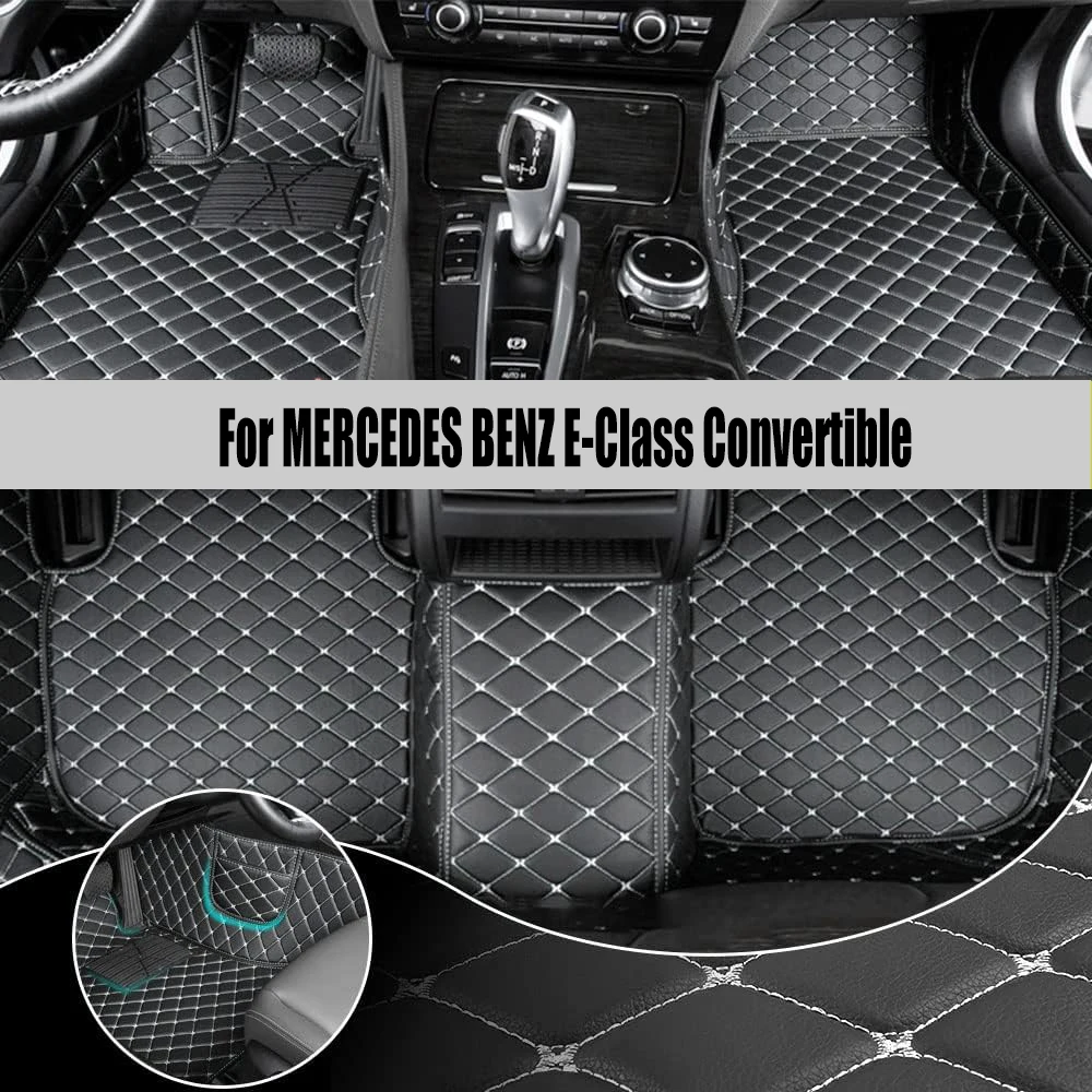 

HUTECRL Car Floor Mat For MERCEDES BENZ E-Class Convertible 2010-2012 Year Upgraded Version Foot Coche Accessories Carpets