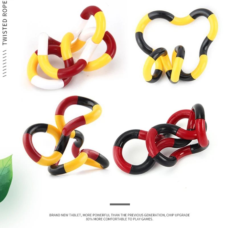 Новинка разные антидавление витая веревка детская деформационная игрушка для