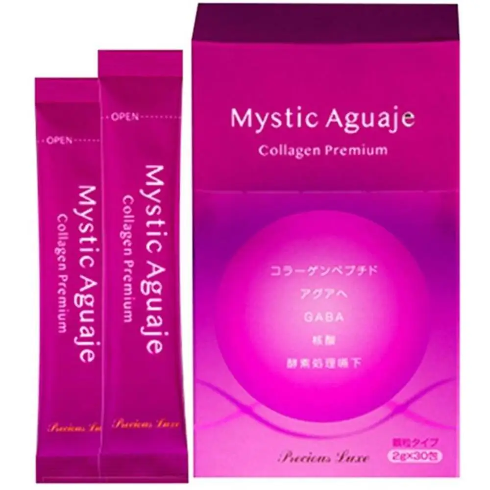 

Plaine Mystic Aguaje, коллаген премиум класса, драгоценный люкс, Gaba PL, bobo Fat, реформация, Полная прочность от головы до ног, 2gX30bags