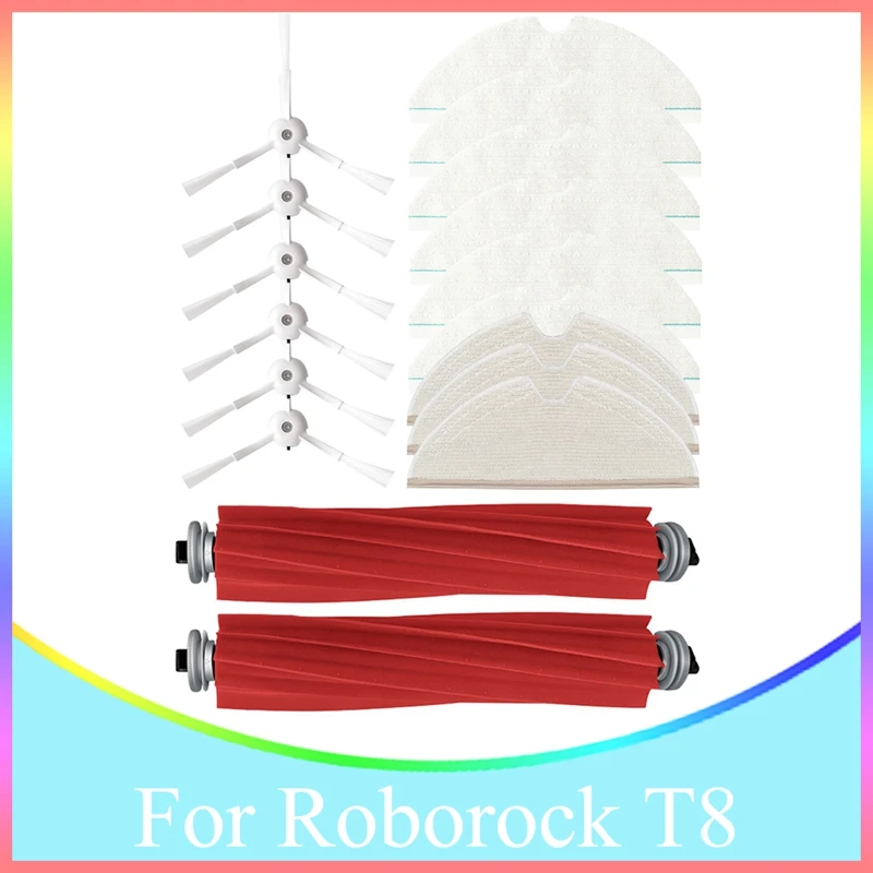 

Новая сменная основная боковая щетка, ткань для мытья для робота Roborock T8