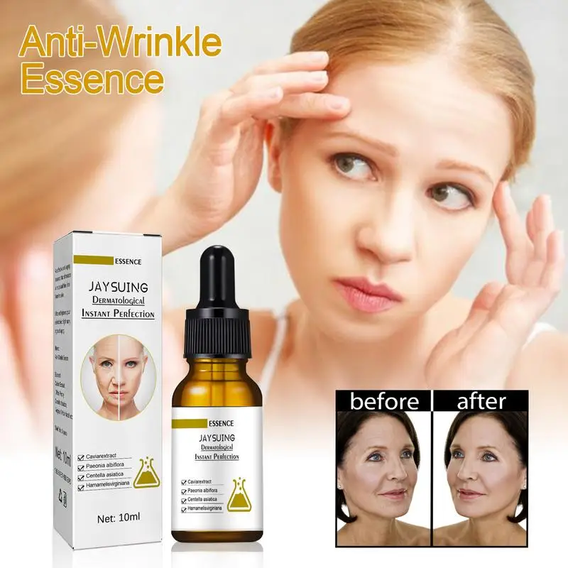 

10ml Anti Wrinkles Essence Hydrating Firming Brightening Moisturizing Face Serum To Improve Fine Lines Remove Wrinkles Lotion
