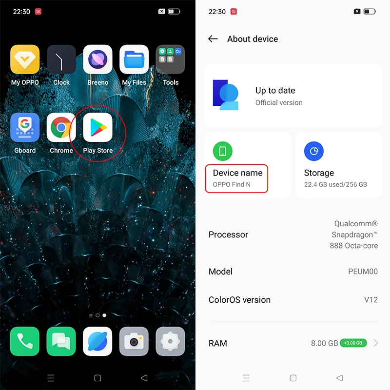 Рисунок 5 - Оригинальный смартфон OPPO Find N 5G 7