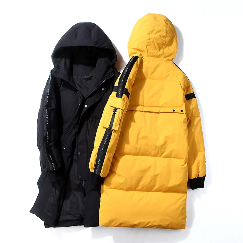 2021 Teens New Winter Men's Down Jacket Stylish Male Down Coat Thick Warm Man Clothing Brand Men's Apparel Warm Parka