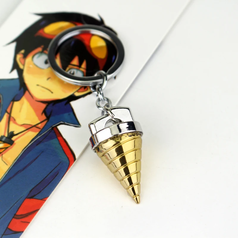 Горячая Распродажа новинка подвеска для ключей Gurren Lagann Core украшение
