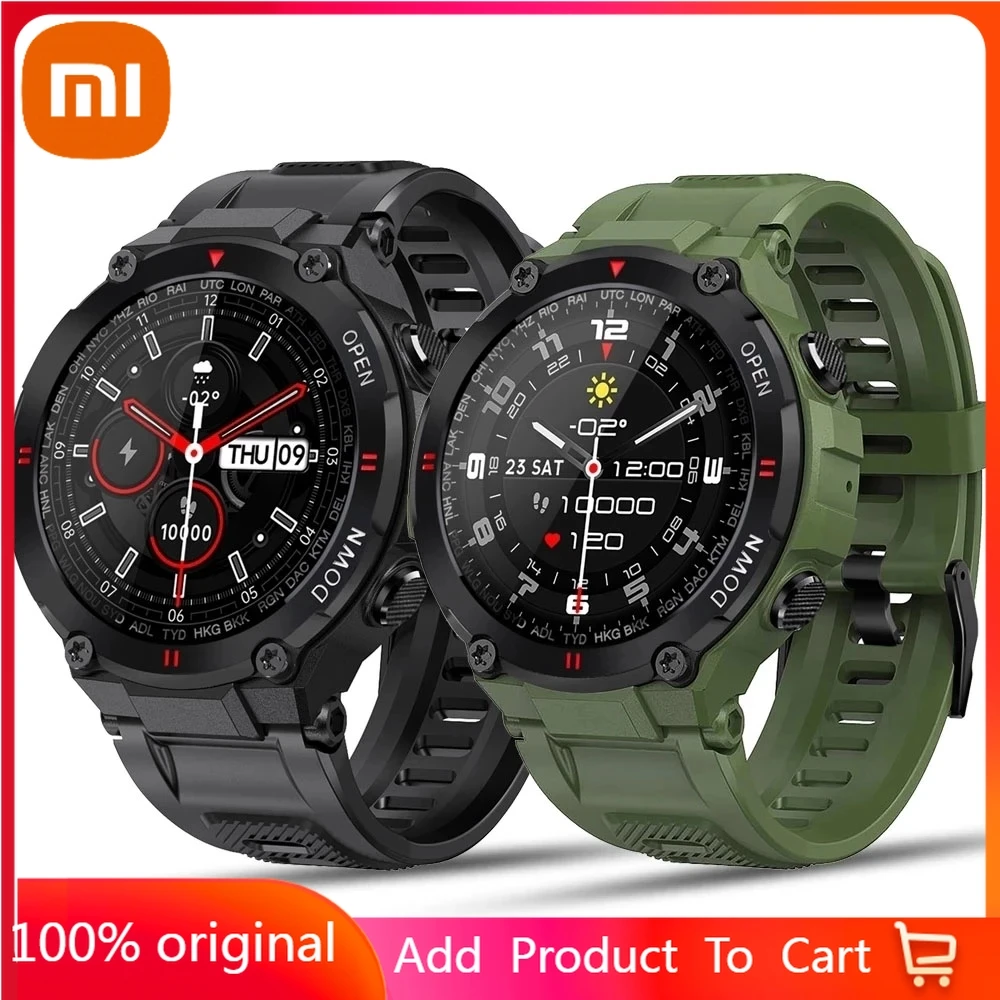 

Xiaomi Smart Watch Men Sports Fitness Bluetooth Call Multifunction Music Control Alarm Clock Reminder Mens Smartwatch For Man