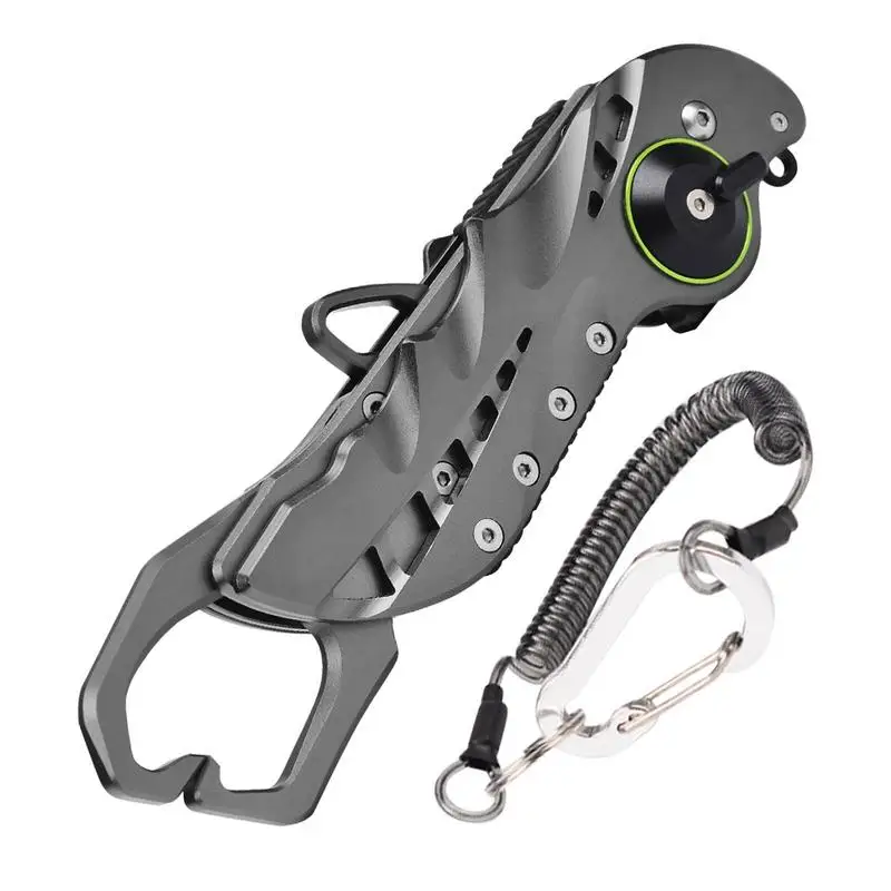 

Catfish Mouth Pliers Foldable Fishing Pliers Catfish Controller Holder Fish Lip Grippers Grabber Tool Lanyards For Freshwater