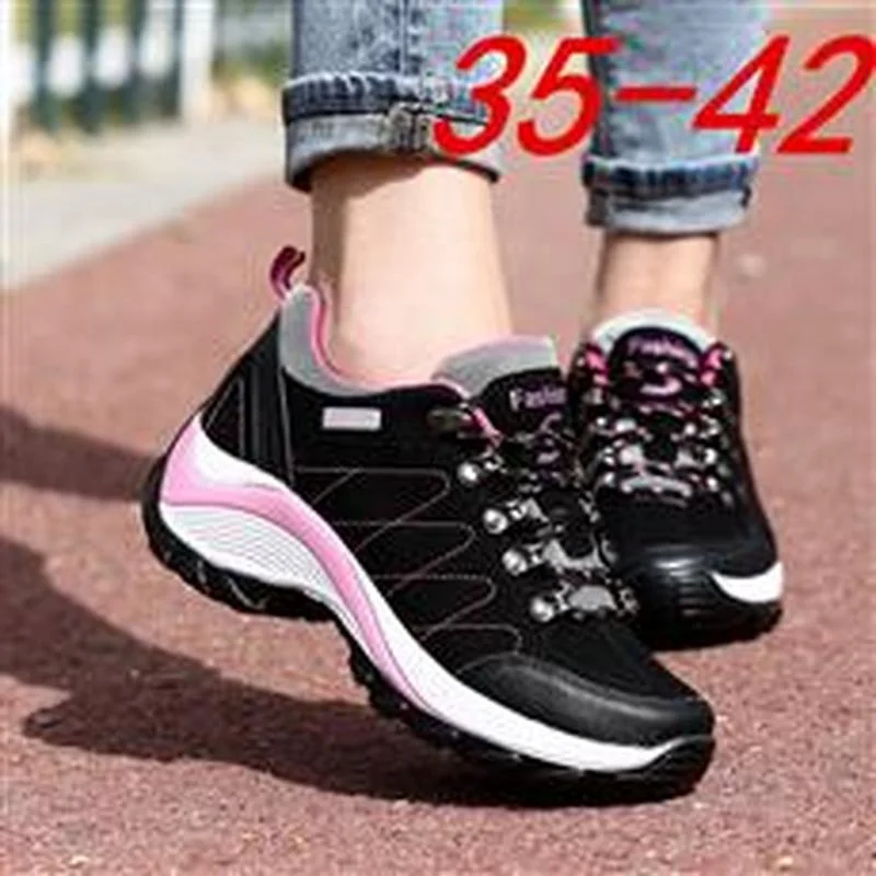 

Outdoor Platform Hiking Shoes Women Increase Casual Trekking Sneakers Ladies Non-slip Camping Climbing Walking Shoes sneakers