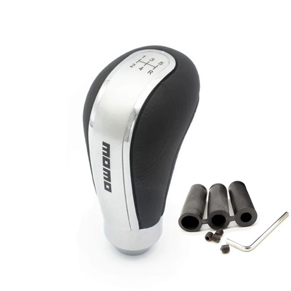 Универсальные автомобильные аксессуары JDM кожаная ручка переключения передач MOMO