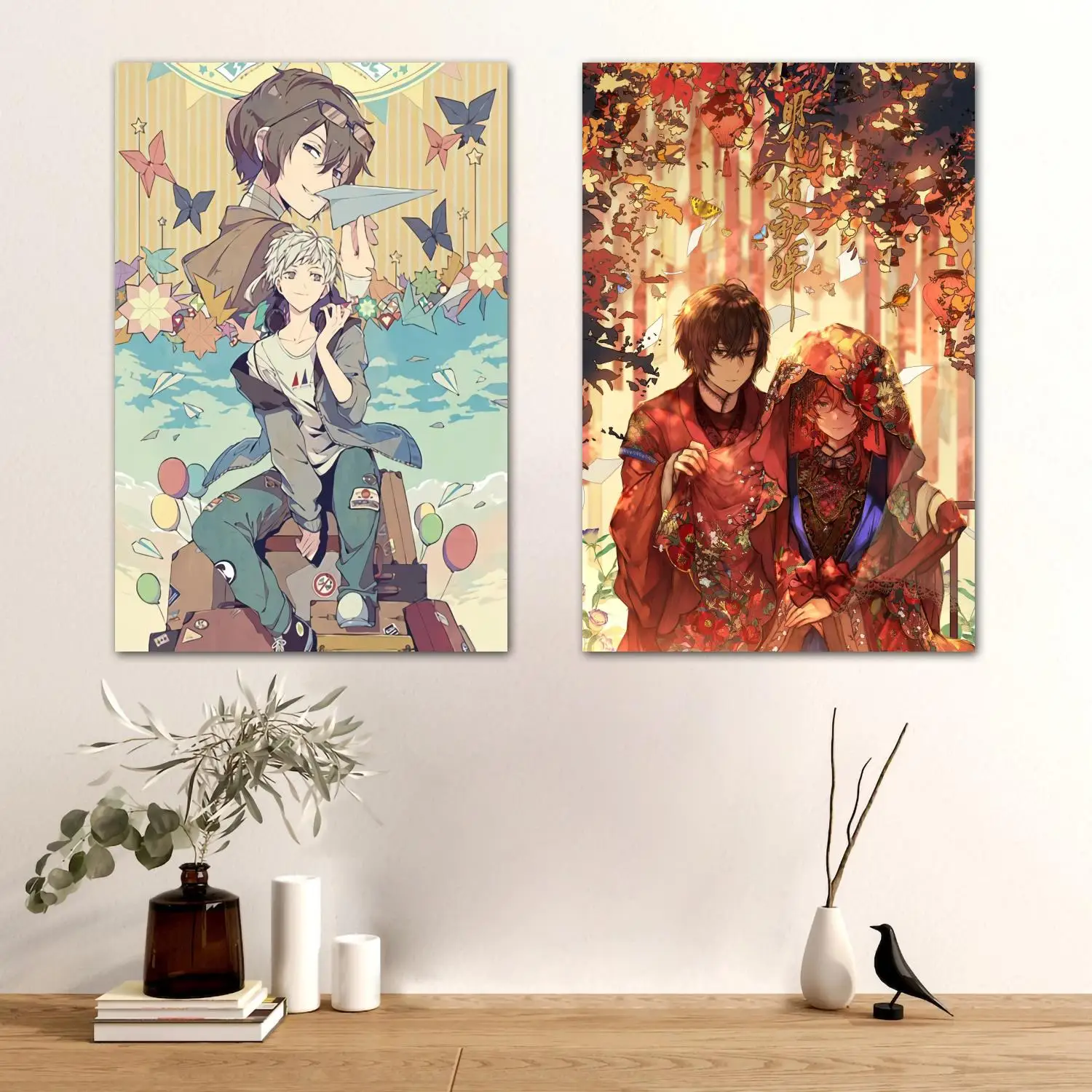 

Постер «бродячие собаки» Bungo, высококачественное настенное искусство, искусство на холсте, персонализированный подарок, современная карти...