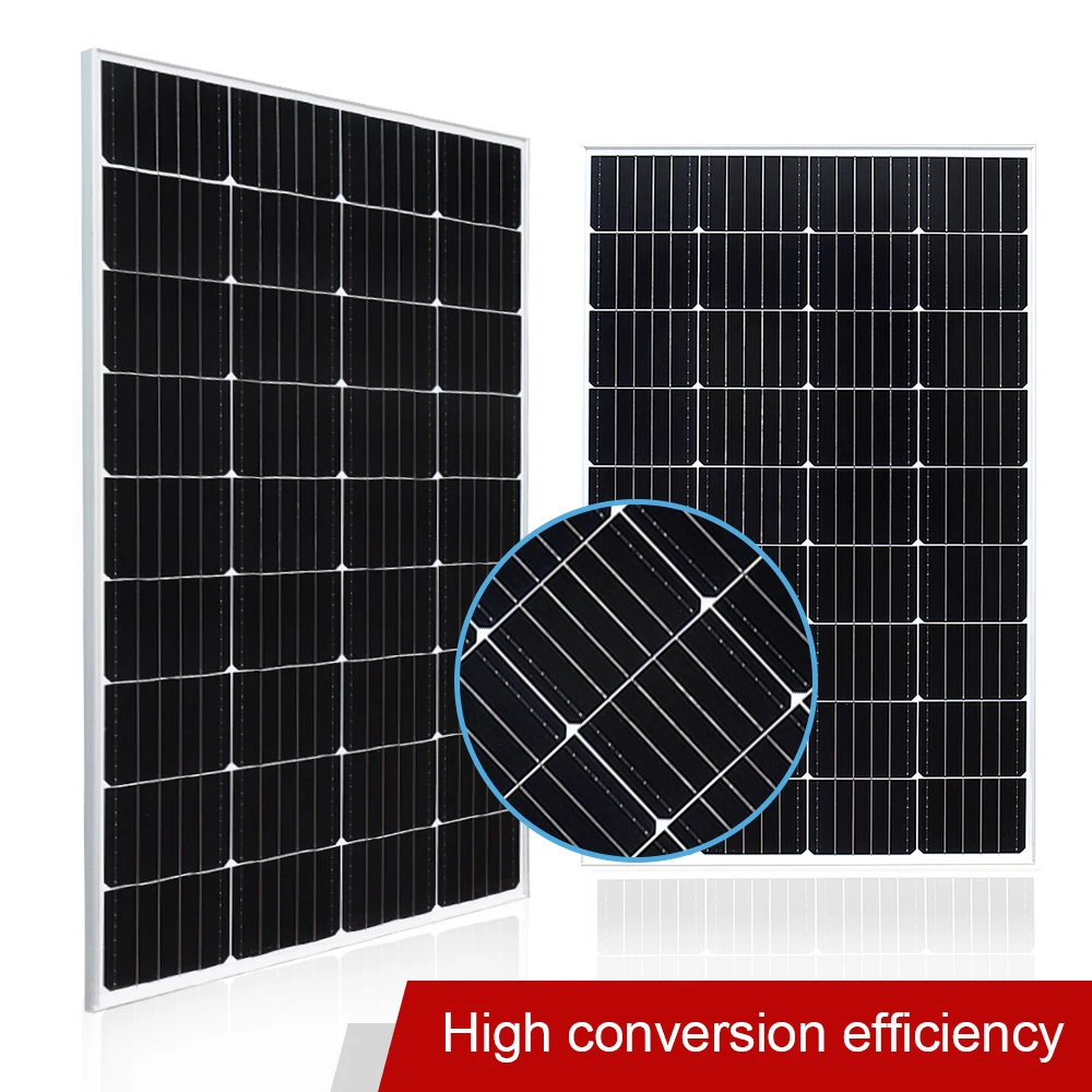 

Real 150W Solar Panel Glass Rigid Solid Placas Solares Boards Home RVs Boat Roof 12V/24V Battery Charger System Kit PV Panels