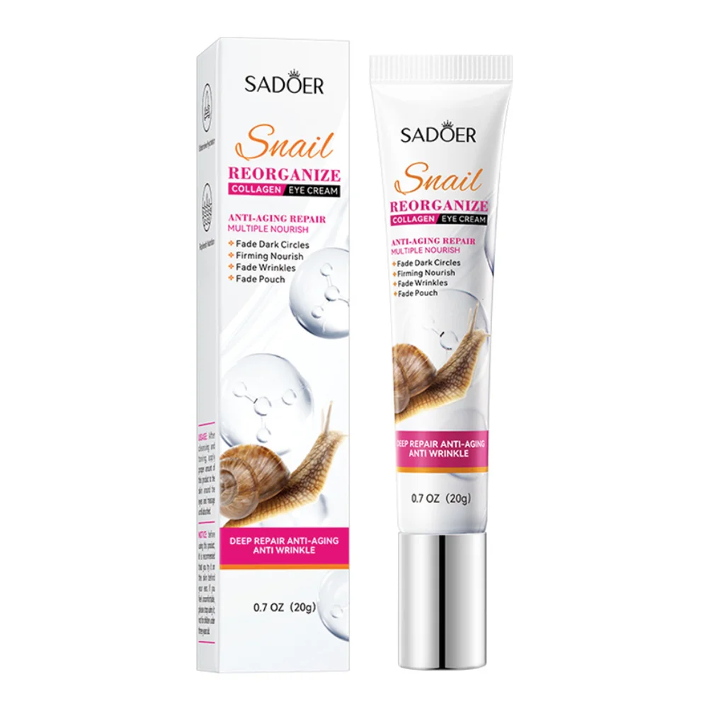 Улитка для удаления темных кругов под глазами против морщин с насекомыми 20 г