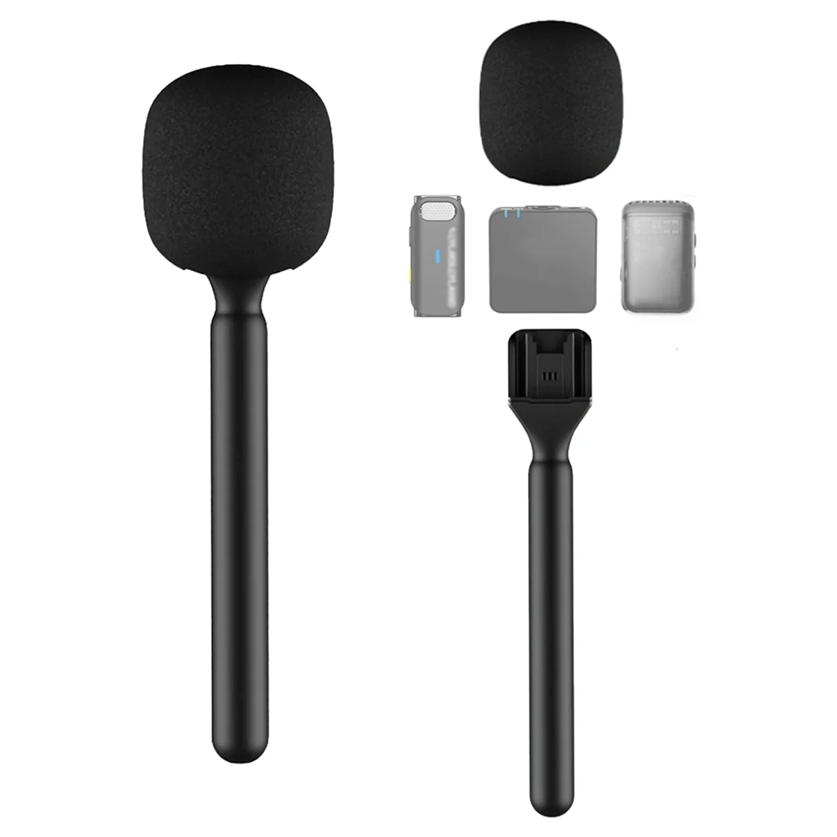 Фото Ручной беспроводной микрофон HTX, ручной микрофон для DJI Mic/Moma/Rode Go/Relacart, A №4