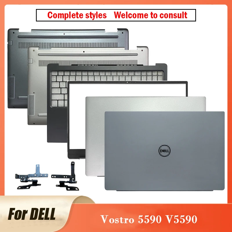 

New Original For DELL Vostro 5590 V5590 Laptop LCD Back Cover Front Bezel Hinges Palmrest Bottom Case Non-Touch 0W24RP 065VPW