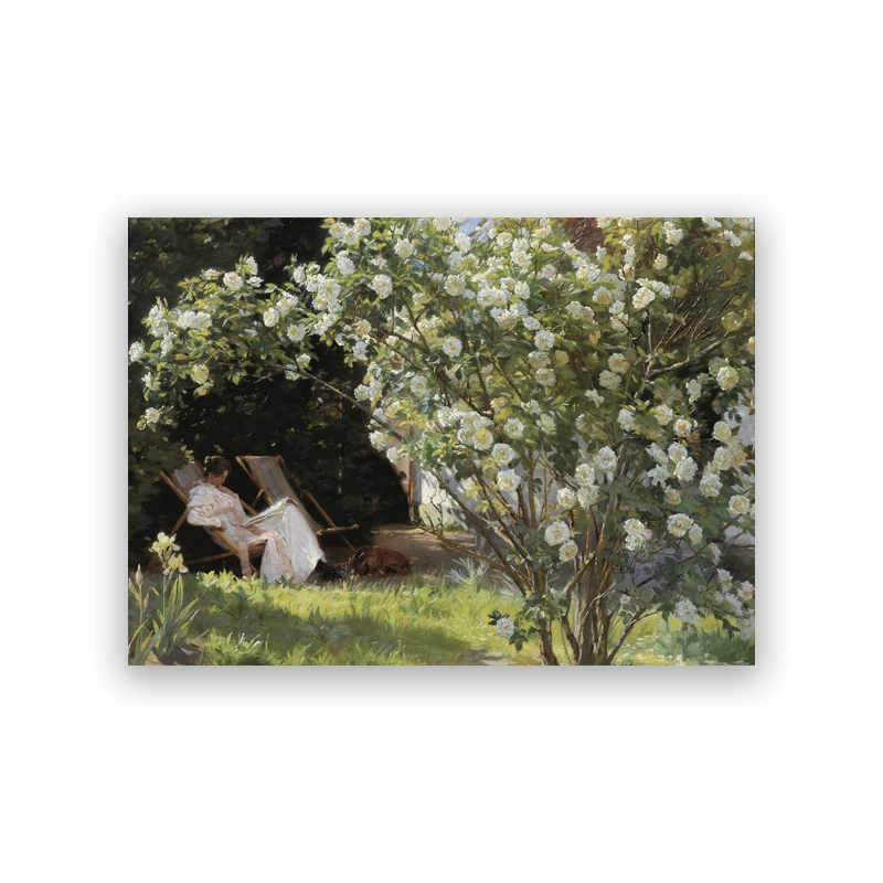 

Картина "Женщина читает", Ilan grace, печать на холсте