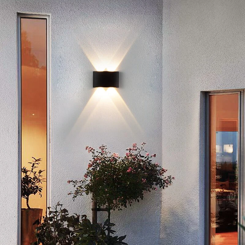 

Modern Outdoor Waterproof Wall Light,Up Down Porch Wall Light Indoor Wall Mount Light Fixture for Yards,Doorways,Garden,Pathway
