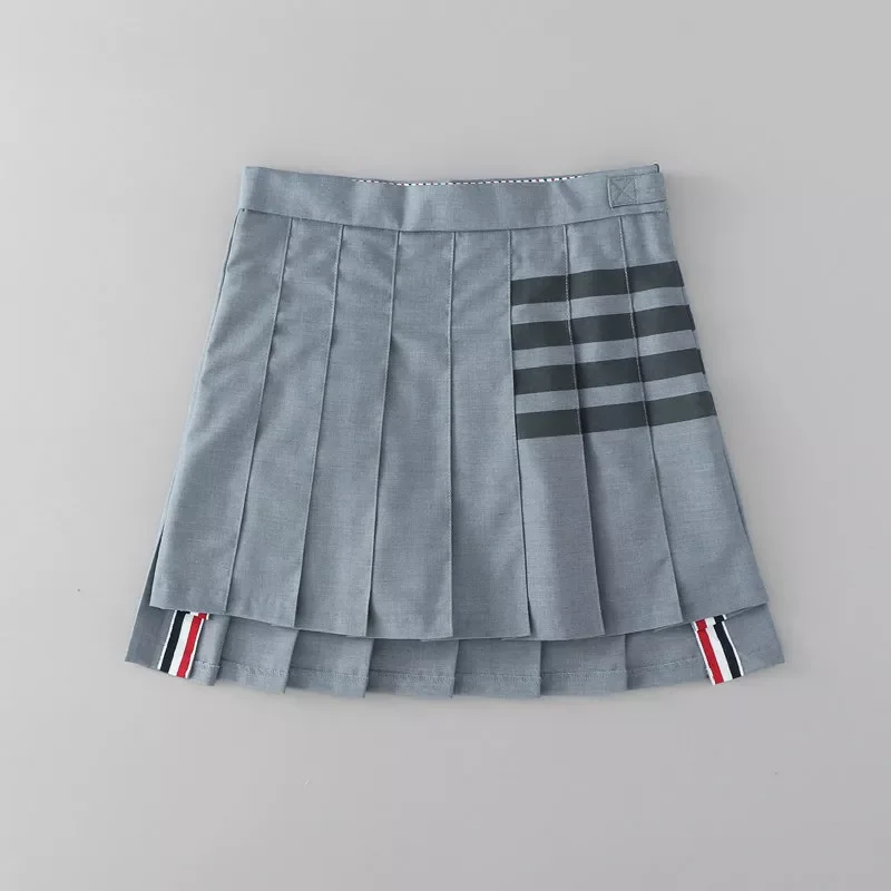 

Женская мини-юбка в полоску, с высокой талией, 2 цвета