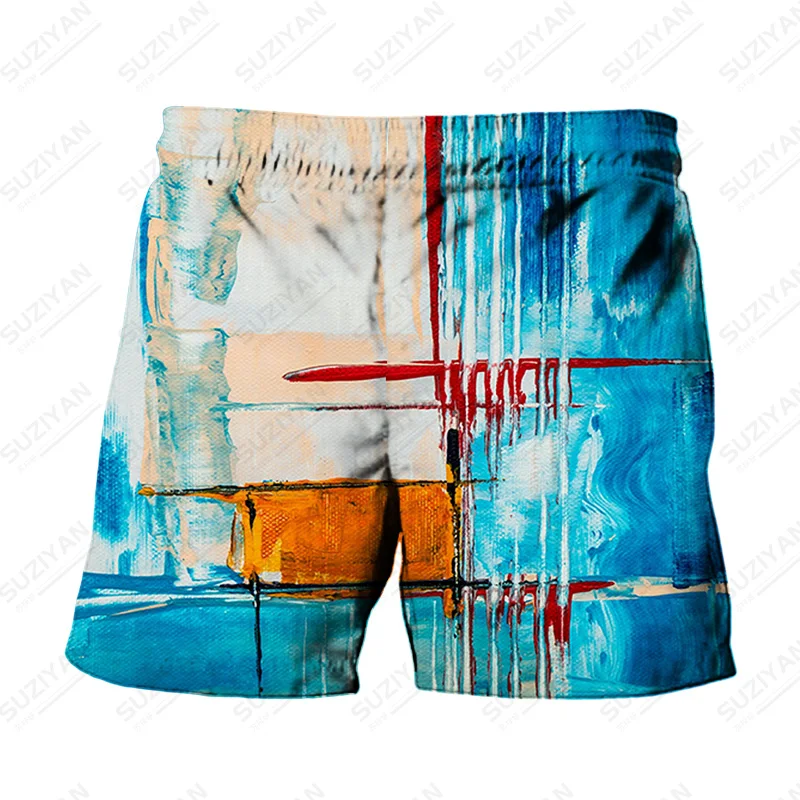 

2022 Short Pants Men Gym Men'S Casual Graphic Shorts Men Sport Oversized Clothing Summer 3D Spoof One Piece Men'S Shorts