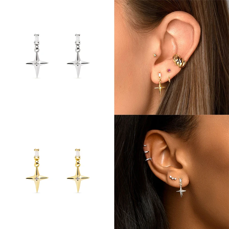 

S925 Silver Personalized Design Long Chain Tassel Butterfly Ear Clip Drop Earrings For Women Fashion Trend The Same Earring Gift