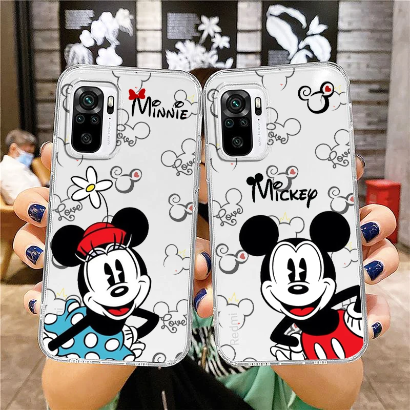 

Transparent Phone Case For Xiaomi Redmi Note 12 11E 11S 11 11T 10 10S 9 9T 9S 8 8T Pro Plus 5G Disney Donald Duck Cover Shell