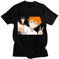 2021 janpanese anime haikyuu unisex t shirt summer graphic tees cotton printed high quality t shirt casual o neck funny tops