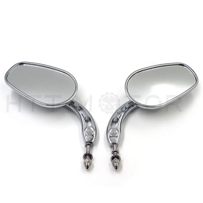 Aftermarket free shipping motorcycle parts Big Racing Side Mirrors For Harley davidson Low Rider SuperLow Iron 883 1200 Custom